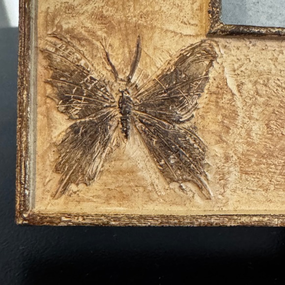 FETCO Garden Tile Picture Frame 6x4 Butterflies‎ Dragonflies Swirl Design - Picture 6 of 6